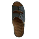 SCHOLL - Weekend ciabatte in pelle plantare massaggiante navy blue 42