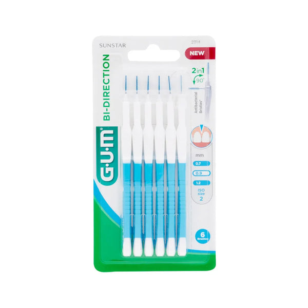 Gum bi-direction scovolini punta microfine 2314 6 pezzi