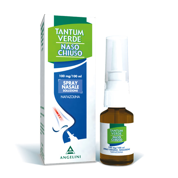 Tantum verde naso chiuso 100 mg/100 ml spray nasale, soluzione  nafazolina