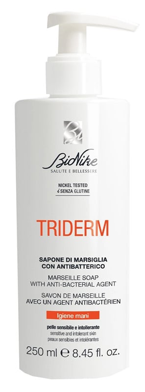 Bionike Triderm sapone di marsiglia con antibatterico 250 ml