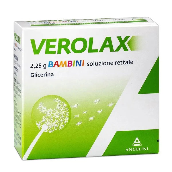Verolax Bambini 2,25g Soluzione Rettale 6 Contenitori Monodose