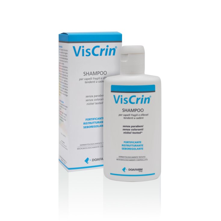 Viscrin shampoo for fragile and damaged hair tending to fall out 200 ml