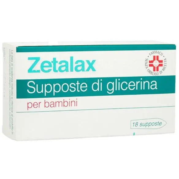 Zetalax microclismi di glicerina per bambini 2,25 g - 18 supposte