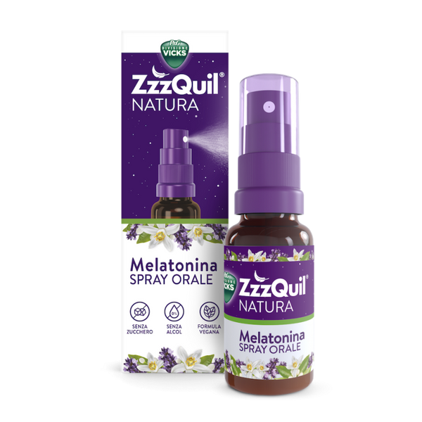 VICKS Zzzquil Natura - integratore per dormire - melatonina spray 30 ml