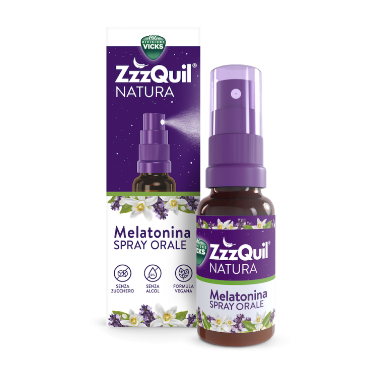 VICKS Zzzquil Natura - integratore per dormire - melatonina spray 30 ml