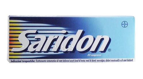 Saridon compresse  paracetamolo 250 mg, propifenazone 150 mg e caffeina 25 mg
