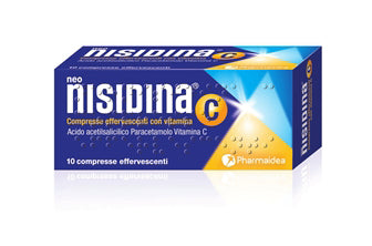 Neo nisidina compresse effervescenti con vitamina c  acido acetilsalicilico + paracetamolo + acido ascorbico (vitamina c)