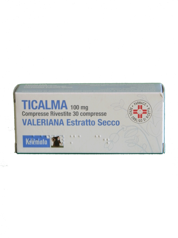 Ticalma &ldquo;100 mg compresse rivestite&rdquo;  valeriana estratto secco