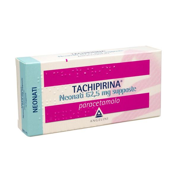 Tachipirina neonati 62,5 mg supposte tachipirina prima infanzia 125 mg supposte paracetamolo
