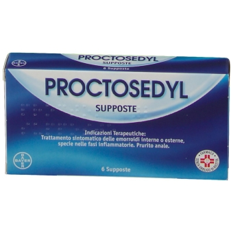 Proctosedyl supposte  idrocortisone acetato, benzocaina , esculina, benzalconio cloruro