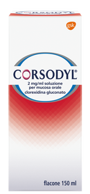 Corsodyl 2 mg/ml soluzione per mucosa orale clorexidina gluconato