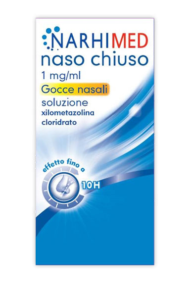 Narhimed naso chiuso 1 mg/ml gocce nasali, soluzione  narhimed naso chiuso 1 mg/ml spray nasale, soluzione  xilometazolina cloridrato