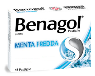 Benagol cold mint flavour tablets 16 tablets