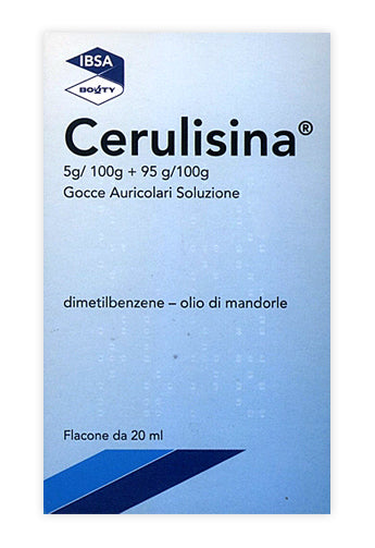 Cerulisina&reg; 4,6 g/100 ml + 87 g/100 ml gocce auricolari soluzione  dimetilbenzene; olio di mandorle dolci