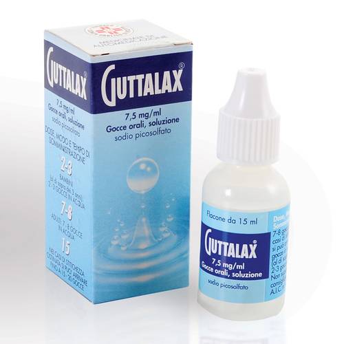 Guttalax 7,5 mg/ml gocce orali, soluzione  sodio picosolfato