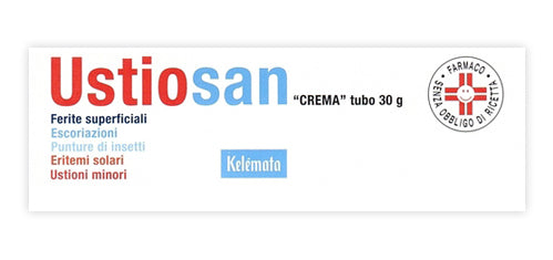 Ustiosan &ldquo;crema&rdquo; tubo 30g  ferite superficiali, escoriazioni, punture di insetti, eritemi solari, ustioni minori