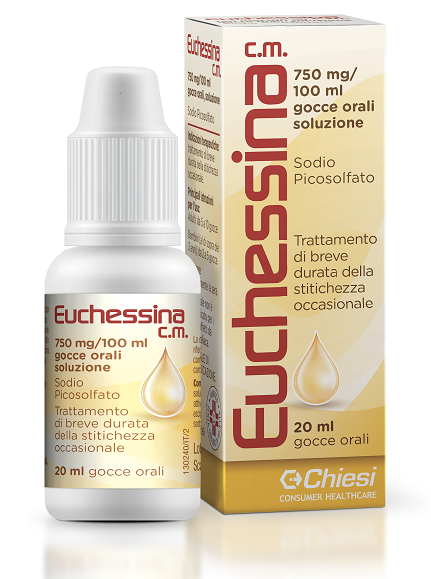 Euchessina c.m. 3,5 mg compresse masticabili  euchessina c.m. 750 mg/100 ml gocce orali, soluzione  sodio picosolfato