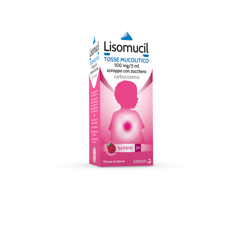 Lisomucil tosse mucolitico 750 mg/15 ml sciroppo con zucchero  lisomucil tosse mucolitico 750 mg/15 ml sciroppo senza zucchero  carbocisteina