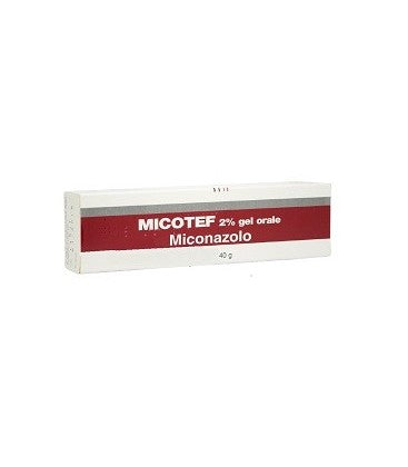 Micotef 2 % gel orale  miconazolo