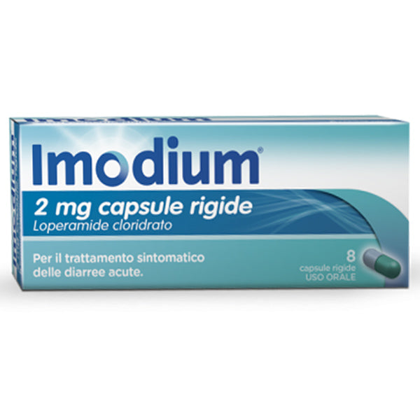 Imodium 2 mg capsule rigide  loperamide cloridrato
