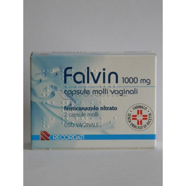 Falvin 1000 mg capsule molli vaginalifenticonazolo nitrato