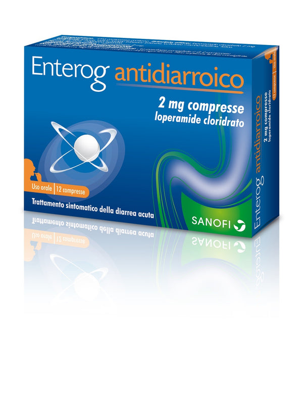 Enterog antidiarroico 2 mg compresse  loperamide cloridrato