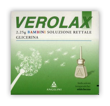Verolax 2,25 g adulti soluzione rettale glicerina