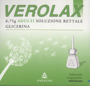 Verolax 6,75 g adulti soluzione rettaleglicerina
