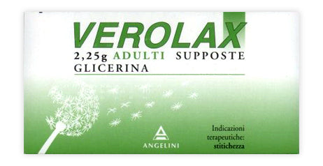 Verolax 2,25 g adulti supposte glicerina