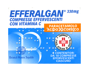 Efferalgan 330 mg compresse effervescenti con vitamina c  paracetamolo/acido ascorbico