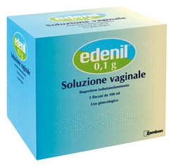Edenil 0,1 g soluzione vaginale  edenil 1 g polvere per soluzione vaginale  ibuprofene isobutanolammonio