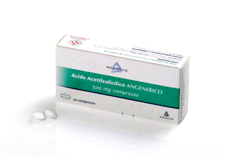 Acido acetilsalicilico angelini 500 mg compresse