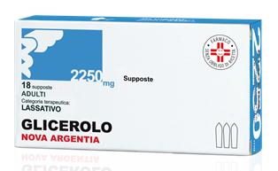 Glicerolo nova argentia bambini 1375 mg supposte  glicerolo nova argentia adulti 2250 mg supposte  glicerolo