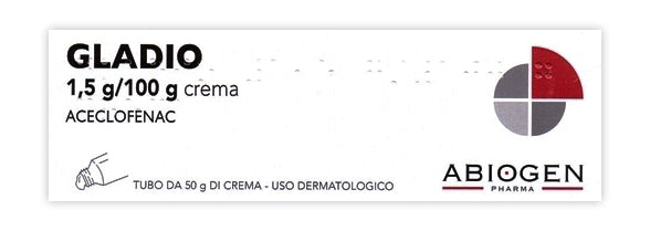 Gladio 1,5 g/100 g crema  aceclofenac