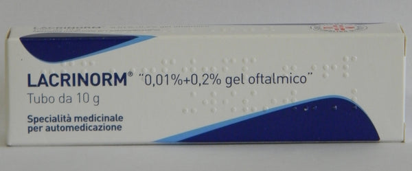 Lacrinorm&reg;  &ldquo;0,01%+0,2% gel oftalmico&rdquo;  tubo 10 g