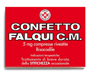 Confetto falqui c.m. 5 mg compresse rivestite  bisacodile