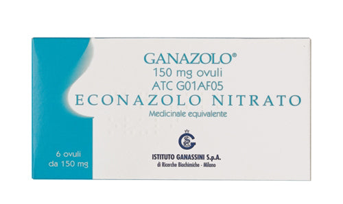 Ganazolo 10 mg/g crema vaginale  ganazolo 150 mg ovuli  econazolo nitrato  medicinale equivalente