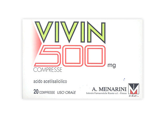 Vivin 500 mg compresse  acido acetilsalicilico