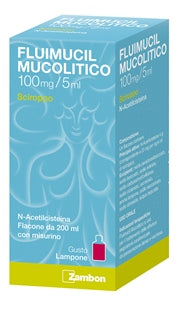Fluimucil mucolitico  100 mg/5 ml sciroppo  n-acetilcisteina