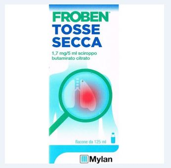 Froben tosse secca 1,7 mg/5 ml sciroppo  butamirato citrato  medicinale equivalente