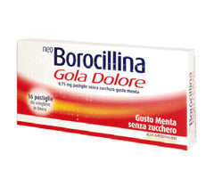 Neoboro goladolore 8,75 mg senza zucchero gusto menta 16 pastiglie