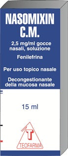 Nasomixin c.m. 2,5 mg/ml gocce nasali, soluzione  fenilefrina cloridrato