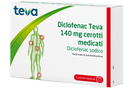 Diclofenac teva 140 mg cerotti medicati diclofenac sodico