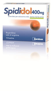 Spididol 400 mg granulato per soluzione orale gusto cola-limone  ibuprofene sale di arginina