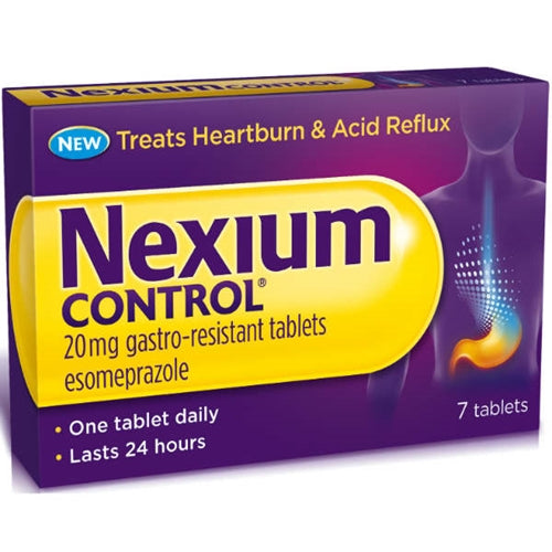 Nexium control 20 mg compresse gastroresistenti  esomeprazolo