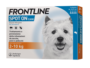 Frontline*4pip 2-10kg cani