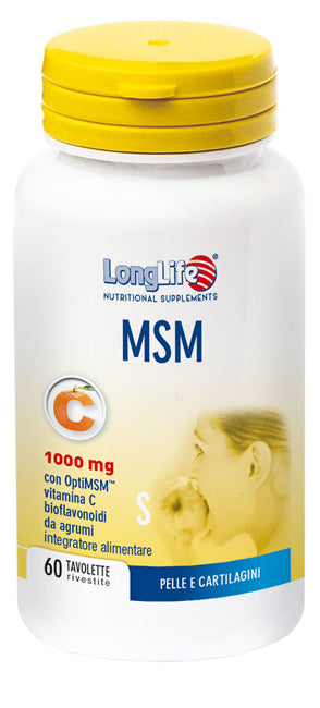 Longlife msm 1000 mg 60 tavolette