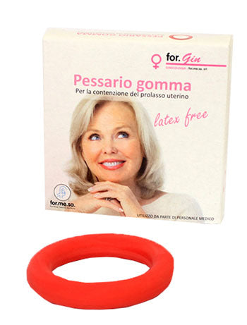 Pessario in gomma monopaziente misura 63mm per contenzione del prolasso uterino 1 pezzo