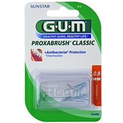 Gum proxabrush classic 412 0,9mm scovolino interdentale 8 pezzi