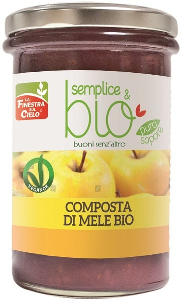 Organic apple compote with apple pulp 320 g